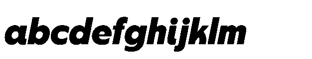 BT Oateria Extra Bold Italic FONT