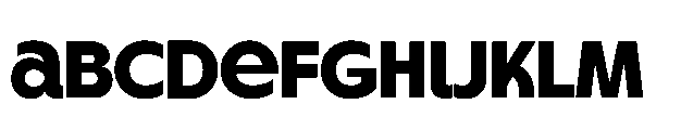BT Oateria Extra Bold Font UPPERCASE