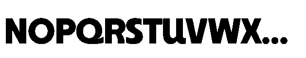 BT Oateria Extra Bold Font UPPERCASE