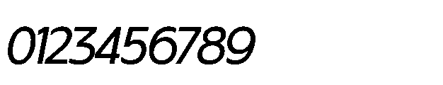 BT Oateria Italic Font OTHER CHARS