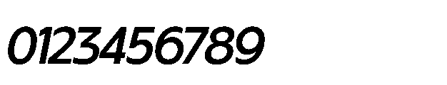 BT Oateria Medium Italic Font OTHER CHARS