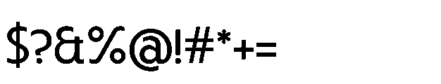 BT Oateria Regular Font OTHER CHARS