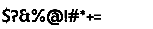 BT Oateria Semi Bold Font OTHER CHARS