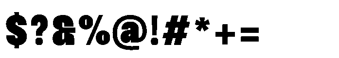 BT Solisiert Black Font OTHER CHARS