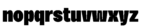 BT Solisiert Black Font LOWERCASE