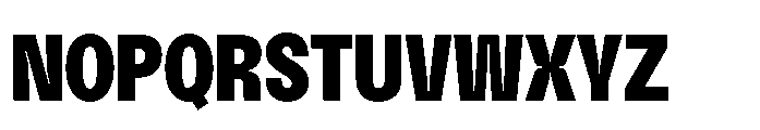 BT Solisiert Bold Font UPPERCASE