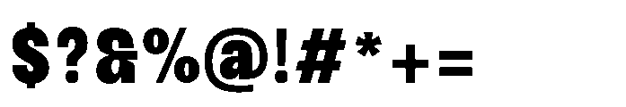 BT Solisiert Extra Bold Font OTHER CHARS