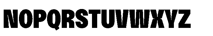 BT Solisiert Extra Bold Font UPPERCASE