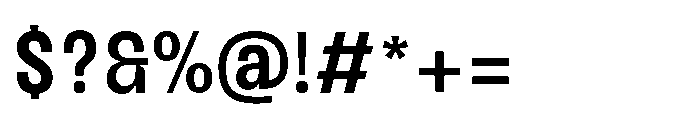 BT Solisiert Medium Font OTHER CHARS