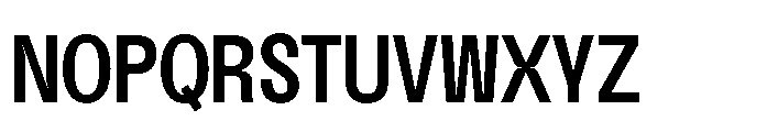 BT Solisiert Regular Font UPPERCASE