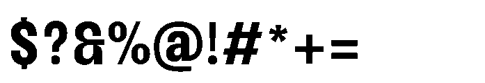 BT Solisiert Semi Bold Font OTHER CHARS