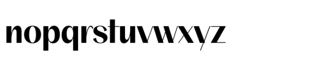 BT Suave Semi Bold Font LOWERCASE