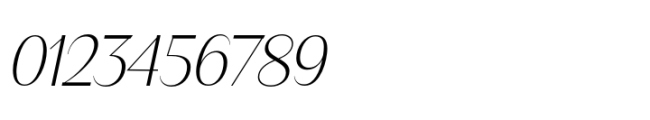 BT Suave Thin Italic Font OTHER CHARS