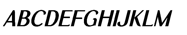 BT Wifting Bold Italic Font UPPERCASE