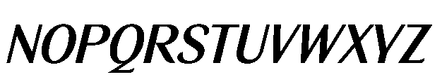 BT Wifting Bold Italic Font UPPERCASE