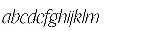 BT Wifting Extra Light Italic FONT