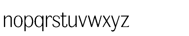 BT Wifting Extra Light Font LOWERCASE