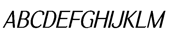 BT Wifting Italic Font UPPERCASE