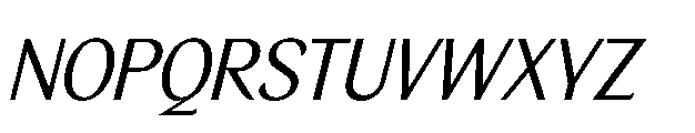 BT Wifting Italic Font UPPERCASE