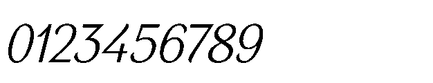 BT Wifting Light Italic Font OTHER CHARS