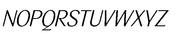 BT Wifting Light Italic Font UPPERCASE