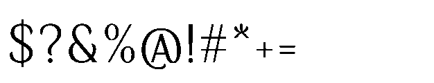 BT Wifting Light Font OTHER CHARS