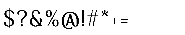 BT Wifting Regular Font OTHER CHARS