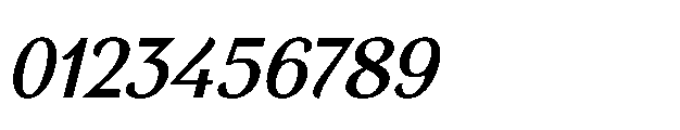 BT Wifting Semi Bold Italic Font OTHER CHARS