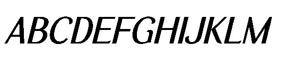 BT Wifting Semi Bold Italic Font UPPERCASE