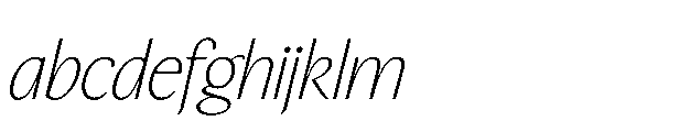 BT Wifting Thin Italic FONT