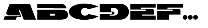 BTD Roadways Regular Font UPPERCASE