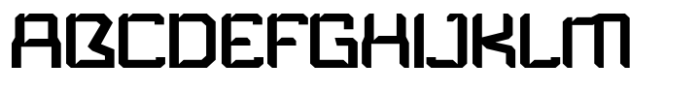 Bt Hyperion Futuristic Regular two Font UPPERCASE