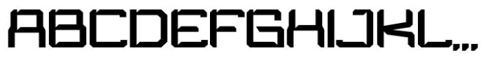 Bt Hyperion Futuristic Regular Font UPPERCASE