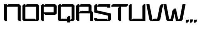 Bt Hyperion Futuristic Regular Font UPPERCASE