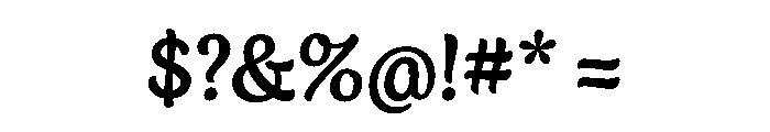 Buddies Bold Font OTHER CHARS