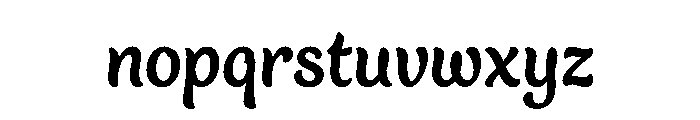 Buddies Bold Font LOWERCASE