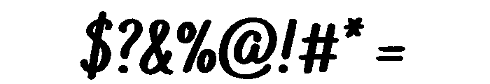 Buddies Heavy Font OTHER CHARS
