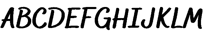 Buddies Heavy Font UPPERCASE