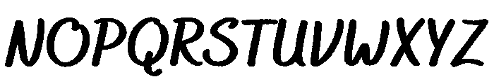 Buddies Heavy Font UPPERCASE