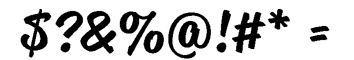 Buddies Medium Font OTHER CHARS