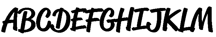 Buddies Medium Font UPPERCASE