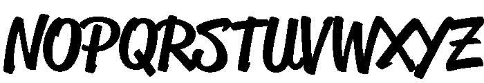 Buddies Medium Font UPPERCASE