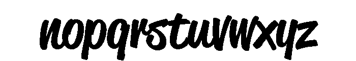 Buddies Medium Font LOWERCASE