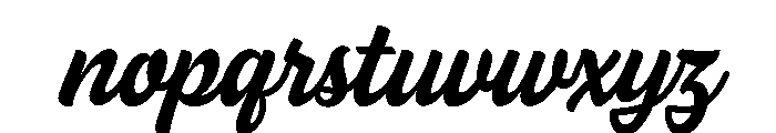 Buddies Semibold Font LOWERCASE