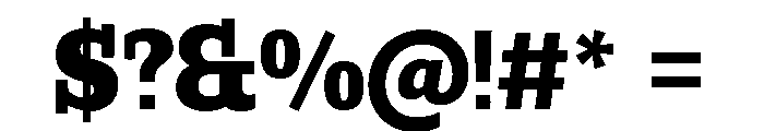 Buffo ExtraBold Font OTHER CHARS