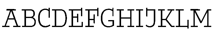 Buffo ExtraLight Font UPPERCASE