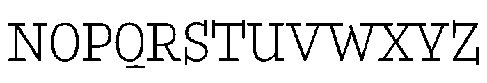 Buffo ExtraLight Font UPPERCASE