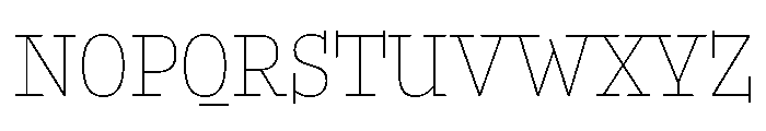 Buffo Hairline Font UPPERCASE