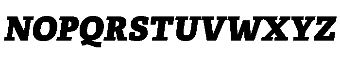 Buffo Heavy Italic Font UPPERCASE