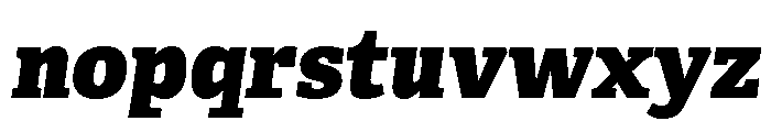 Buffo Heavy Italic Font LOWERCASE